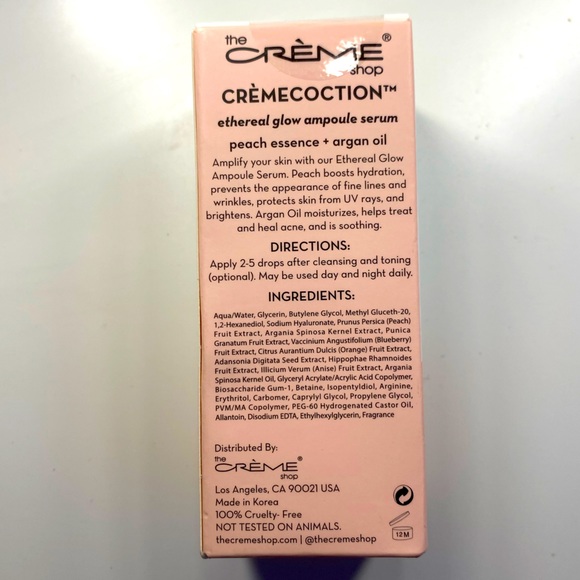 NWOT The Créme Shop Crémecoction Ethereal Glow Serum - Picture 3 of 3